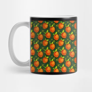 Orange Fruits  Digital Illustration Pattern Mug